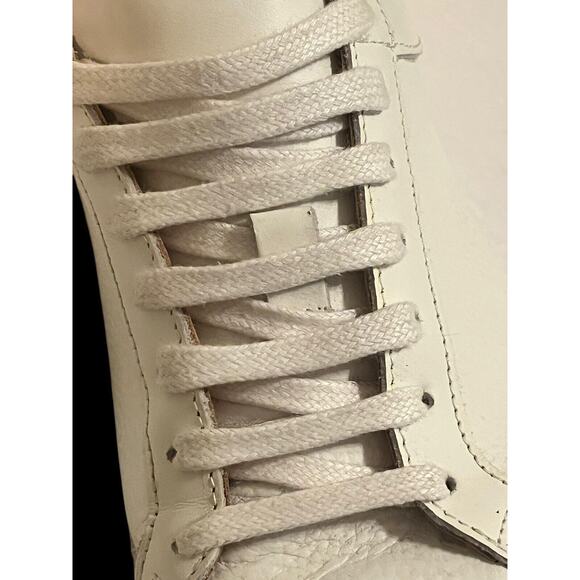 Suitsupply White Leather Sneakers •Men 39/ 6• Shoes Low Top Casual $255 - Picture 3 of 11